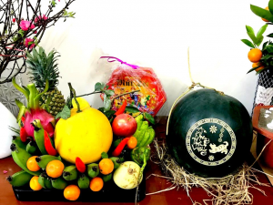 phong tục bày mâm ngũ quả ở nước ta