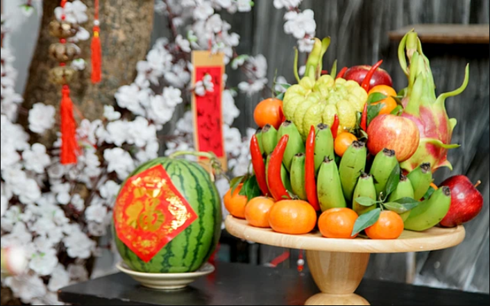 Ý nghĩa các loại quả khi bày mâm ngũ quả